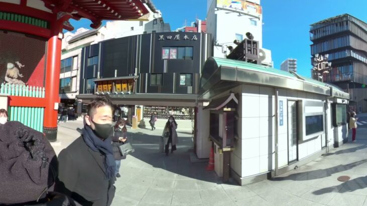 【360°映像】浅草バーチャル観光　オンライン旅行　旅行をテイクアウト