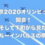 ブルーインパルス　オリンピック開会飛行！　旅行をテイクアウト