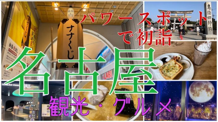 【名古屋 一人旅 #3】パワースポットで初詣！観光・グルメ紹介〜観音寺・一宮・名古屋・栄・中村区役所〜【Japan travel/Nagoya】