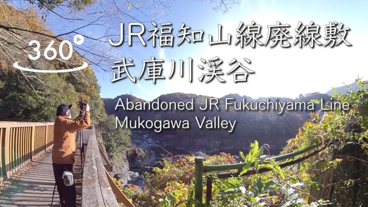 【VR】武庫川渓谷の絶景を撮影 ｜ 真っ暗なトンネルを疑似体験してみて！【撮影・一人旅】