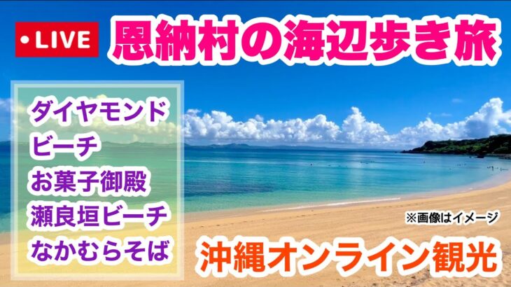 【沖縄オンライン観光】恩納村の海辺歩き旅「沖縄旅行情報」