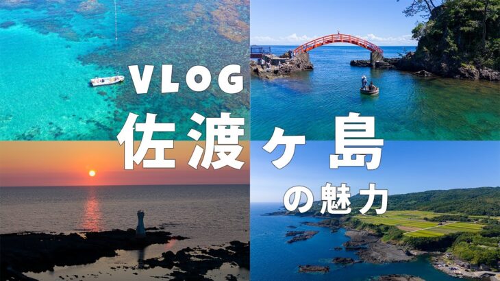 【旅VLOG】佐渡ヶ島最高すぎ！おすすめ観光スポットを紹介します！