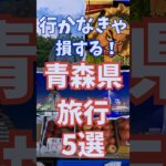 青森県 おすすめ旅行5選　行かなきゃ損する青森観光 #shorts #short