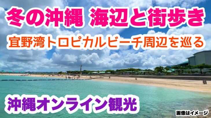 【沖縄オンライン観光】冬の沖縄  宜野湾トロピカルビーチ周辺を巡る「沖縄旅行情報」