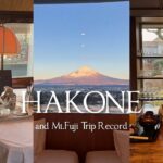 【Vlog】富士山を望む絶景と箱根を満喫する２泊３日|まるでスイスのような美しい大自然|美術館巡り|大涌谷|海賊船|芦ノ湖|箱根神社|カフェ|神奈川|国内旅行|japan|