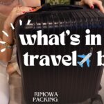 【What’s in my bag ?】2泊3日国内旅行 パッキング  | カバンの中身 | RIMOWA の 旅行バッグ