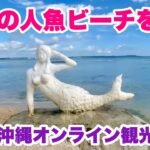 【沖縄オンライン観光】人魚のいるビーチを歩く「沖縄旅行情報」